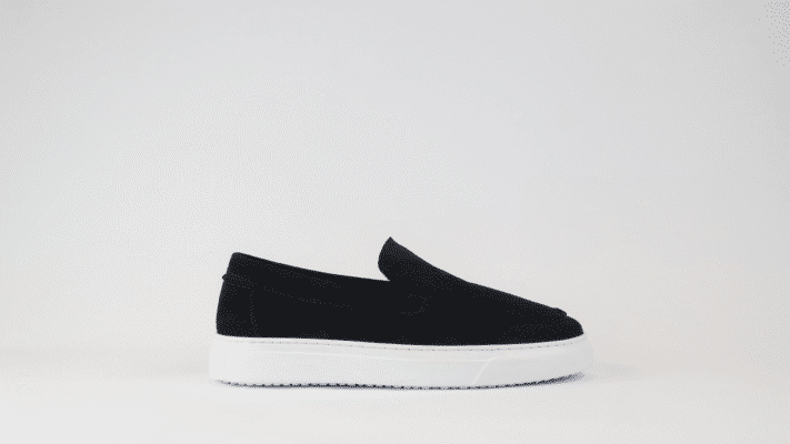 Mocassin Louvre En Daim Noir